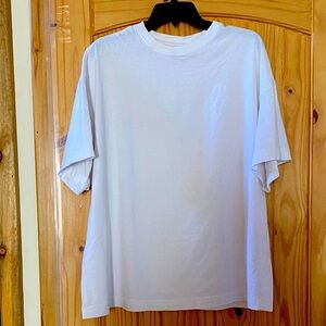 H&M Divided OVERSIZED White Tee Shirt Crew Neck Medium